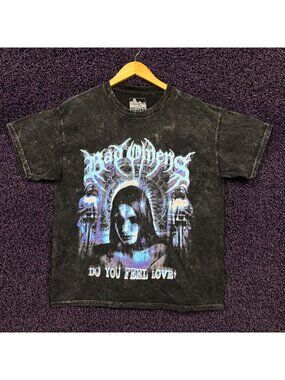 Bad Omens Do You Feel Love Mineral Wash T-Shirt Size Medium